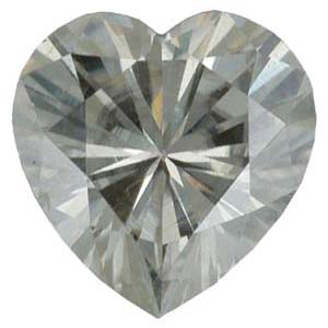 Gemstones > Moissanite > Heart
