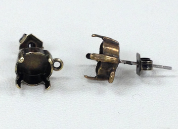 Cupchain Settings > Stud Earrings with Loop > SS39 (8.16 - 8.41mm)