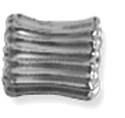 Findings > Sterling Silver > Beads > Cylinder Straight Corrugated