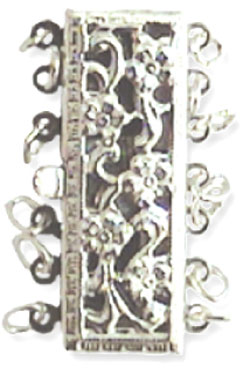 Findings > Sterling Silver > Clasps > Filigree - Standard Clasps