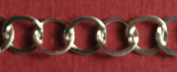 Findings > Sterling Silver > Chain by the Foot > Round Flat Open Cable Chain
