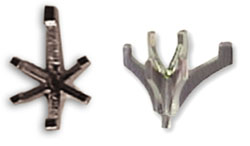 Findings > 14K White Gold > Settings > Head Settings > Pear > 14KW Std. 6-PR Pr. Tiff w/ Peg