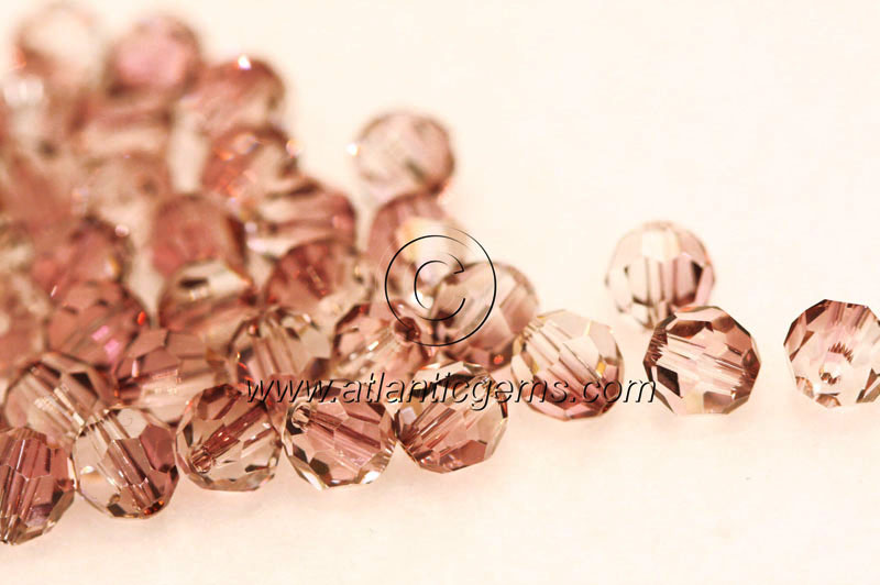 5000 Swarovski Crystal 7mm Round Beads 6 Pieces: Glitz and Glamour