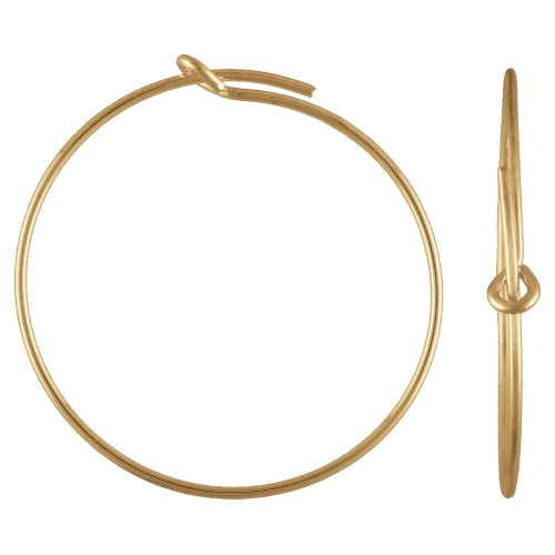 Findings > Gold-Filled > Beading Hoops