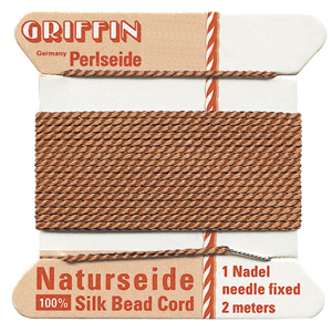 Stringing Material, Tools & Watch Batteries > Beading Material > Griffin Cards - Silk > Carnelian
