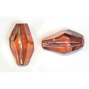 5203 - Swarovski Polygon Bead - 12x8mm - Crystal Copper